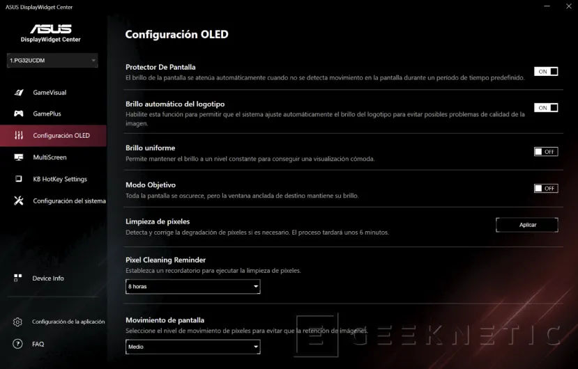 Geeknetic ASUS ROG Swift OLED PG32UCDM Review 22